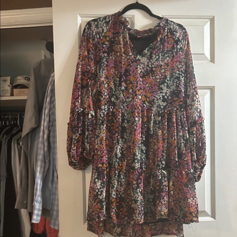 Vince Camuto Floral Mini Dress - Multicolor